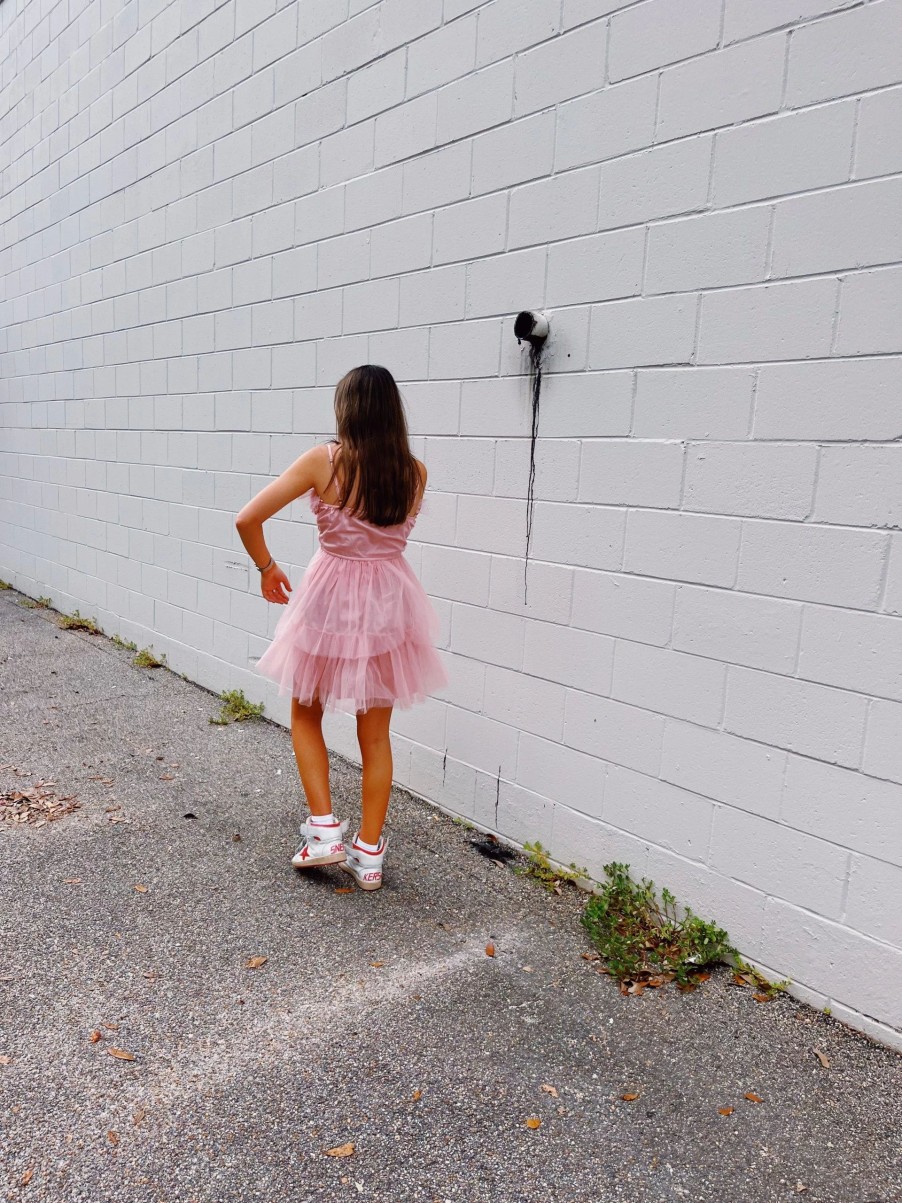 * Short Dresses | Fairytale Tulle Dress Blush