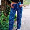 * Jeans | Zane Zebra Pants Blue