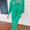 * Jumpsuits+ Rompers | Social Tennis Set Green