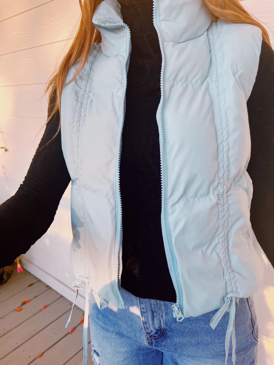 * Outerwear | Maisie Puffer Vest Blue