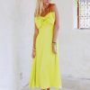 * Maxi + Midi Dresses | Classy Bow Maxi Dress Lime Light