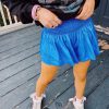 * Shorts | Queen Of Sparkles Swing Shorts Blue Sparkles