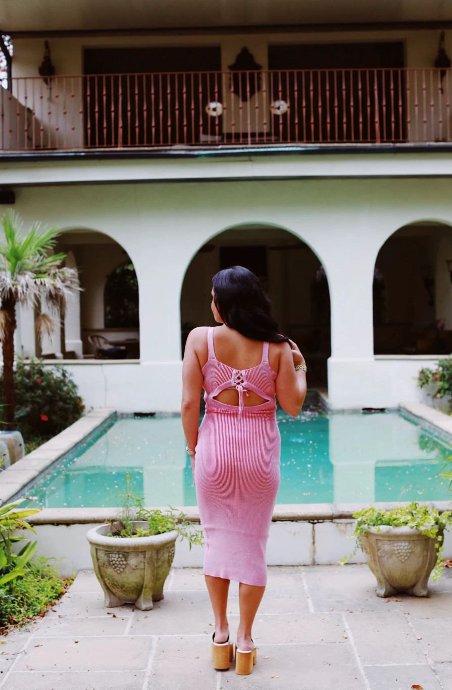 * Maxi + Midi Dresses | Try Me Cut Out Dress Pink