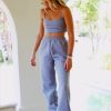 * Jumpsuits+ Rompers | Laura Quilted Jogger Pants Set H.Grey