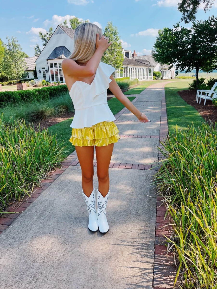 * Skorts And Skirts | The Daisy Skirt Canary Yellow