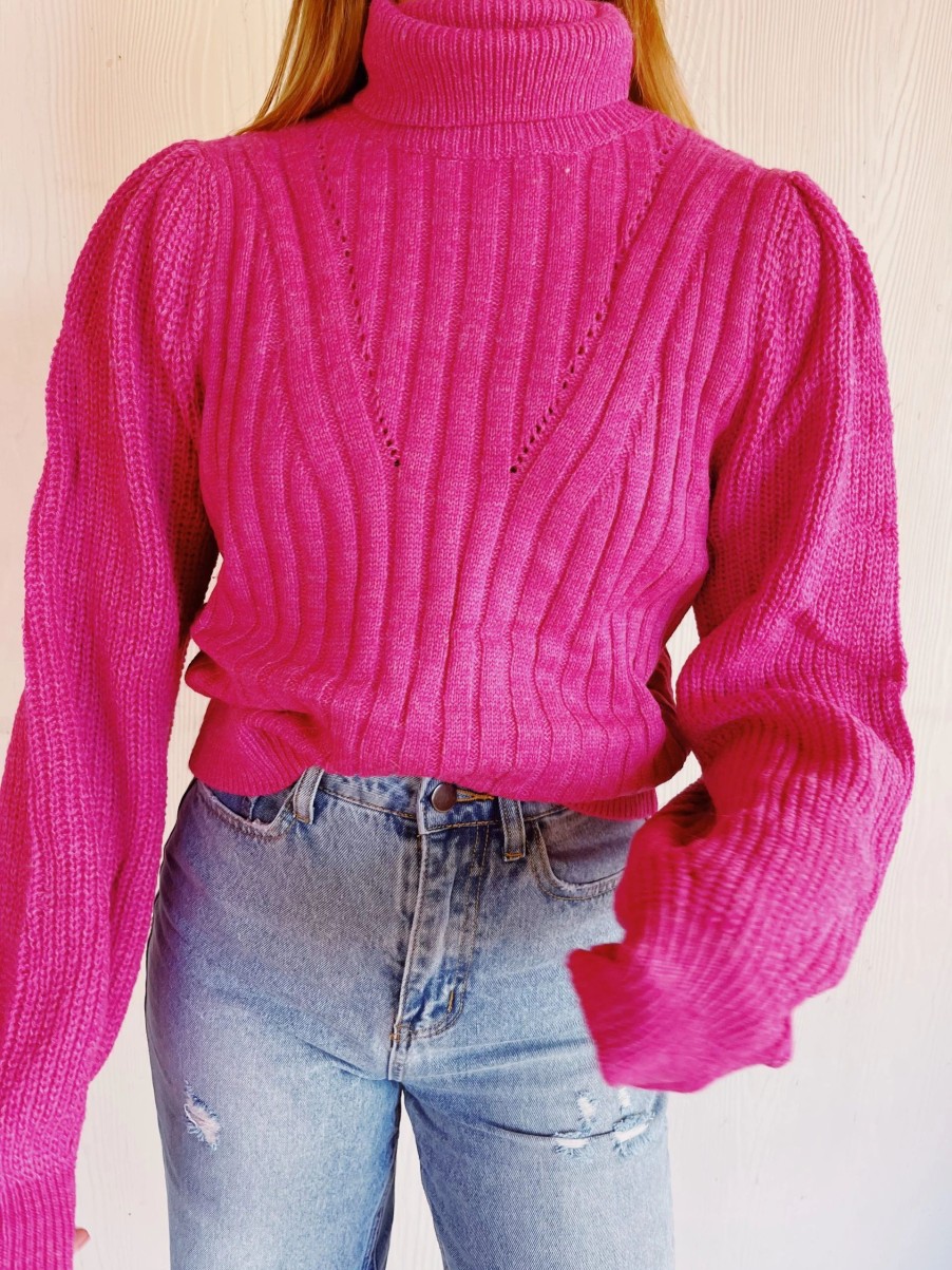 * Sweaters | Tickled Pink Sweater Orchid