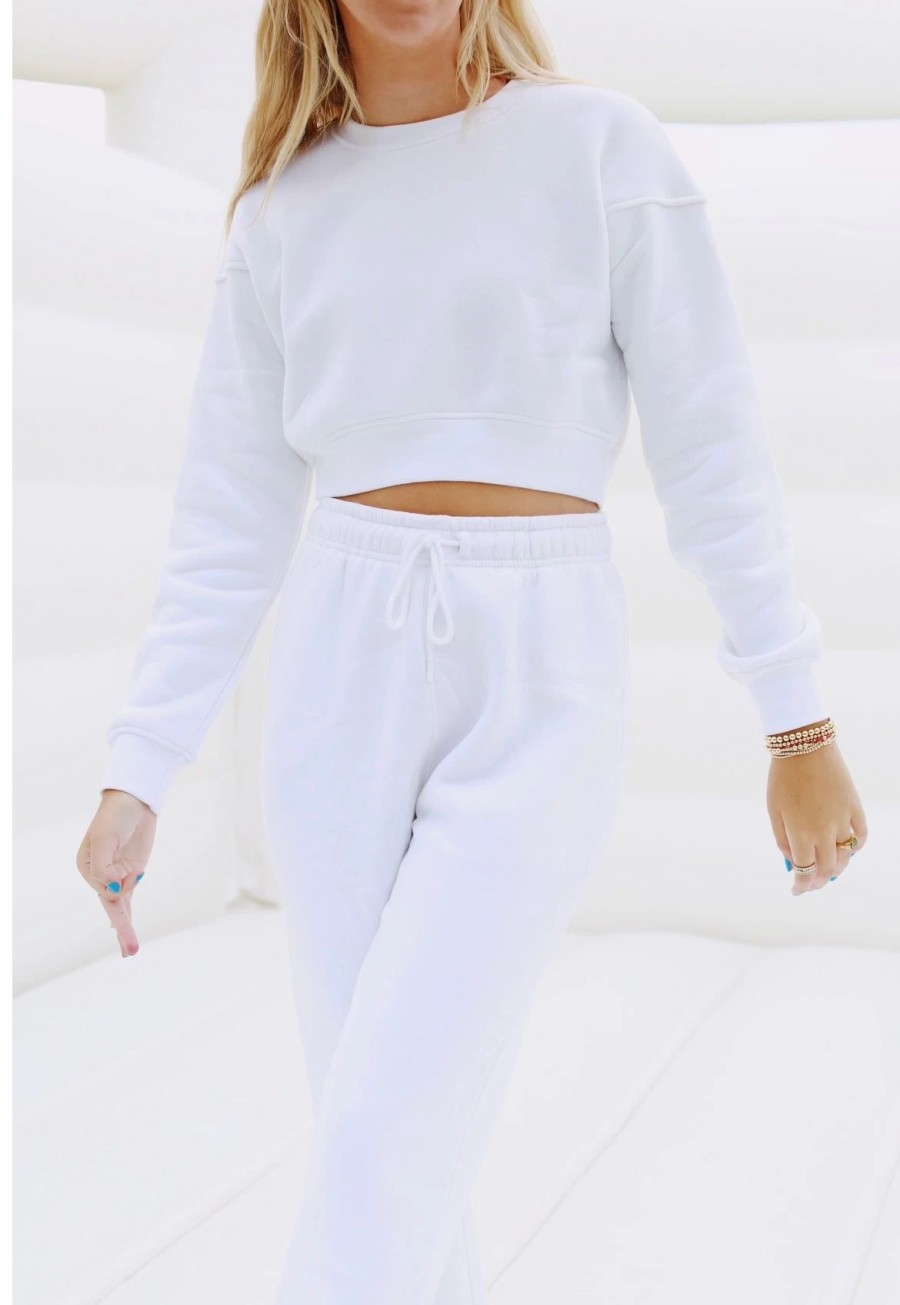 * Loungewear | The Billow Sweatshirt White