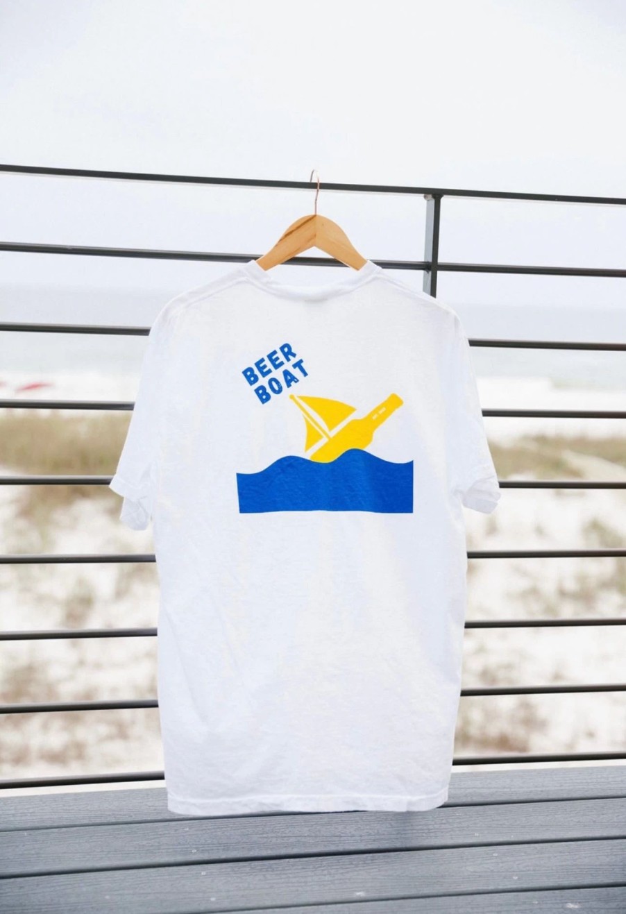 * Graphic Tees | Sulphur Branch Social Club Boat Tee White