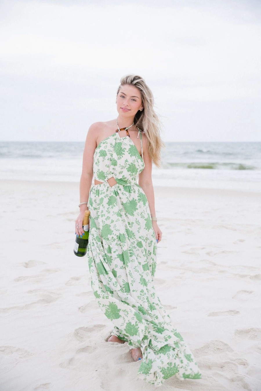 * Maxi + Midi Dresses | Rio Maxi Dress Green