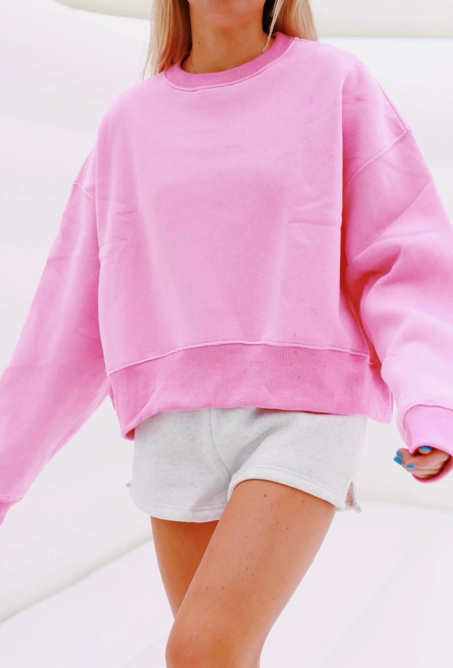 * Sweaters | Softy Sweatshirt Hot Pink