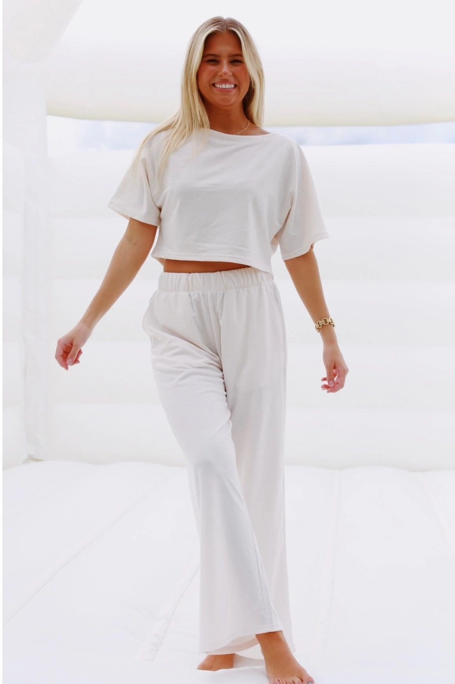 * Loungewear | Lounge It Out Set Cream