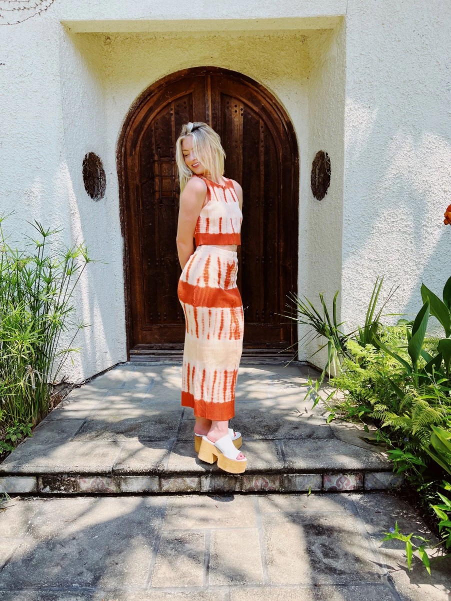 * Jumpsuits+ Rompers | Talking Tie Dye Set Orange