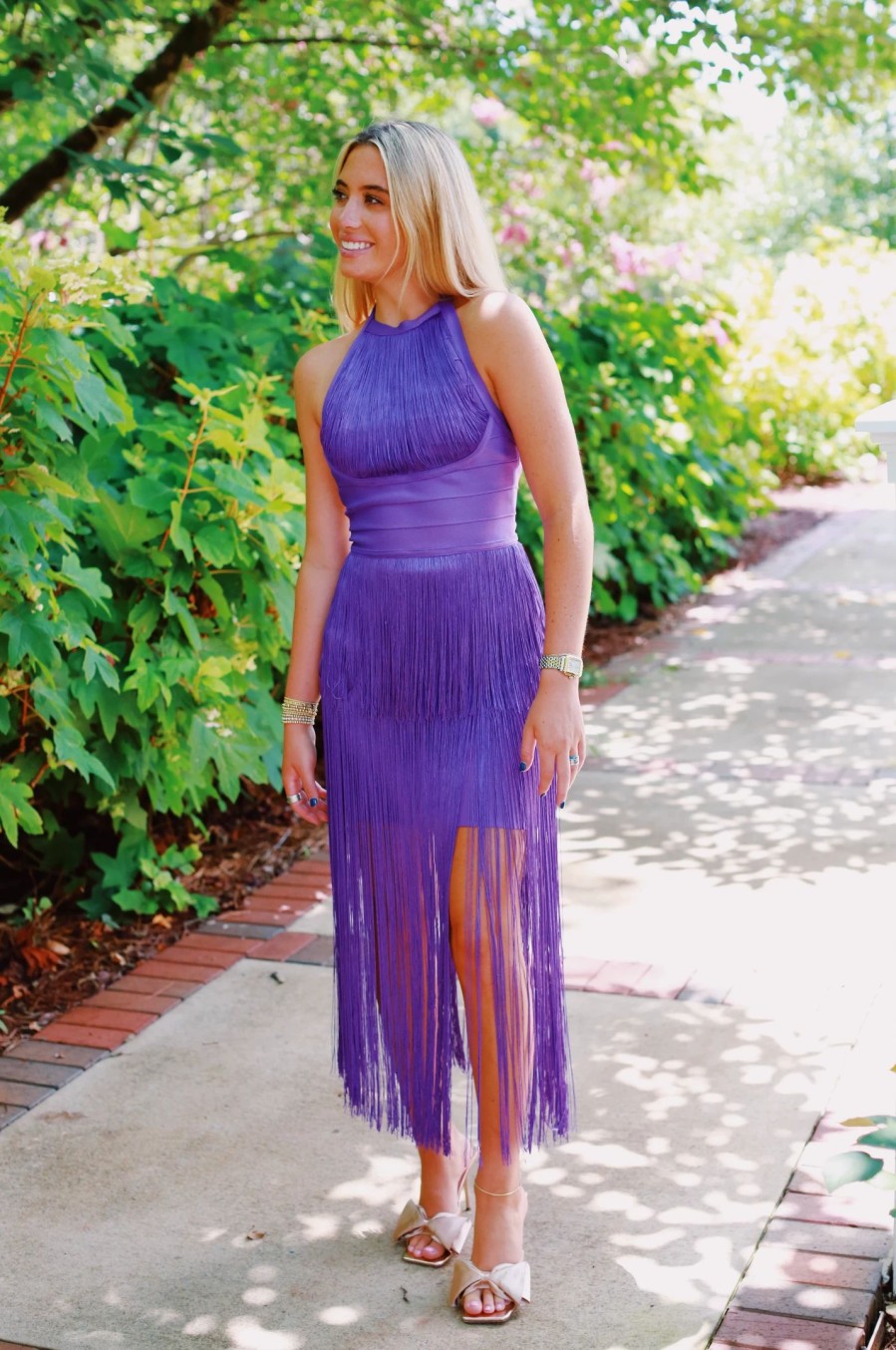 * Formal | Milly Fringe Dress Purple