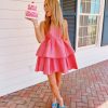 * Short Dresses | You'Re The One -Pop Pink