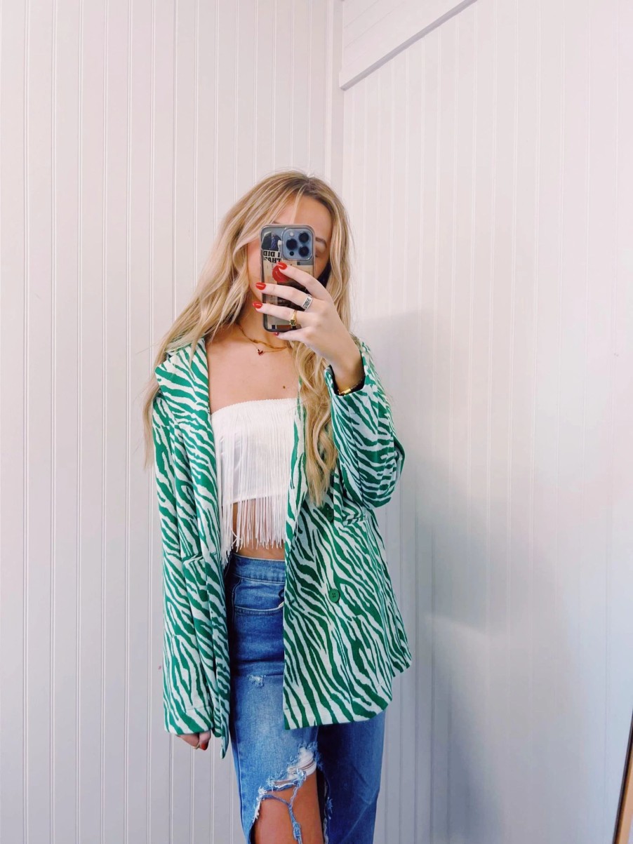 * Outerwear | Go Wild Set Blazer Green