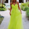 * Formal | Champagne Season Organza Dress Lime