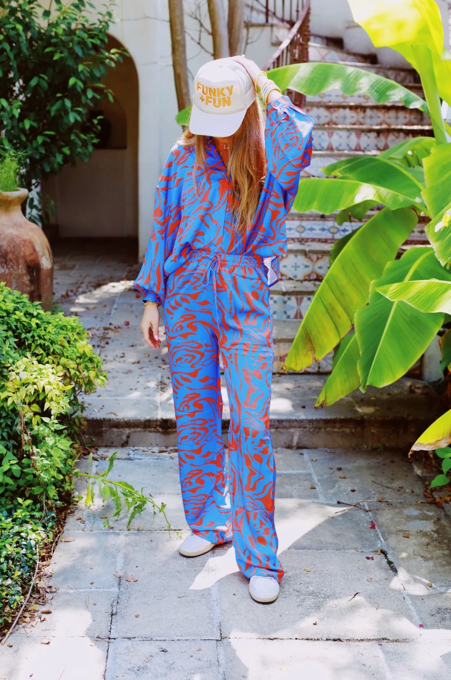 * Jumpsuits+ Rompers | Funky Tiger Set Bottoms Blue