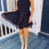 * Short Dresses | Ballerina Dress Black