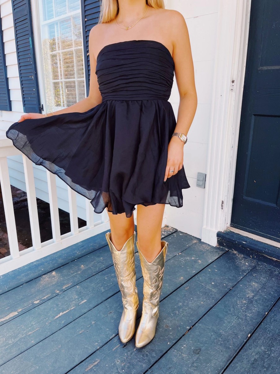 * Short Dresses | Ballerina Dress Black