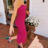 * Maxi + Midi Dresses | To The Dance Floor Dress Magenta