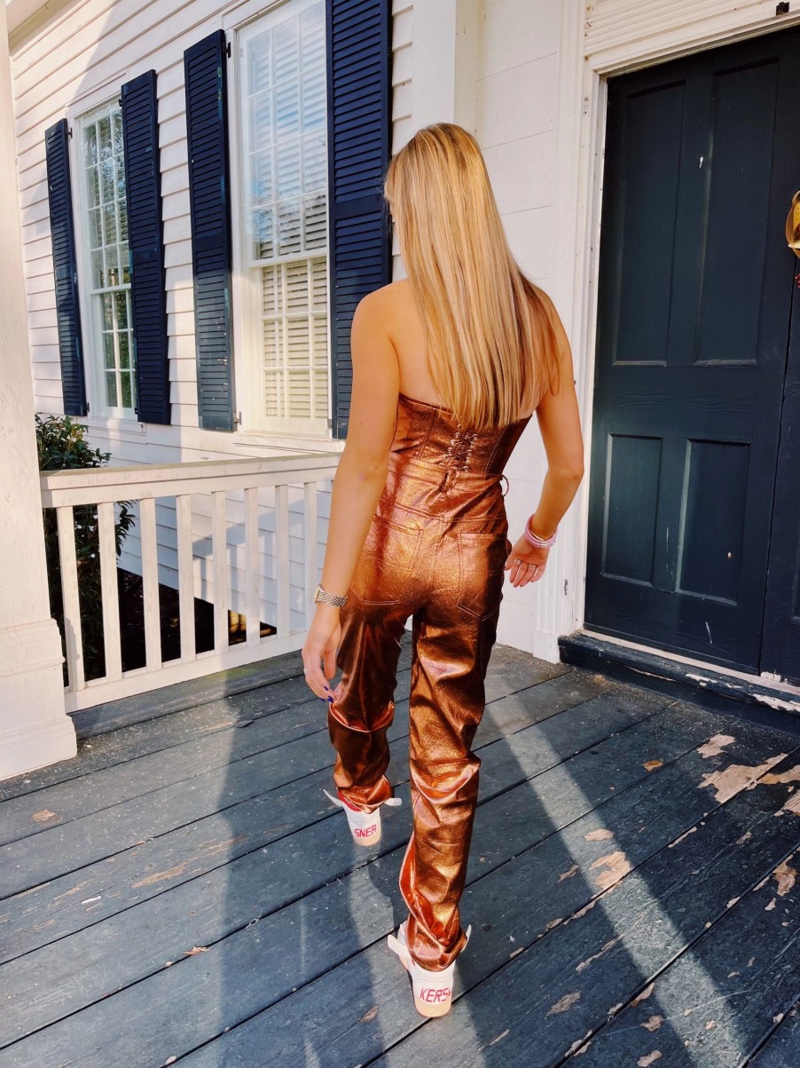 * Jumpsuits+ Rompers | Gia Shimmer Set Pants