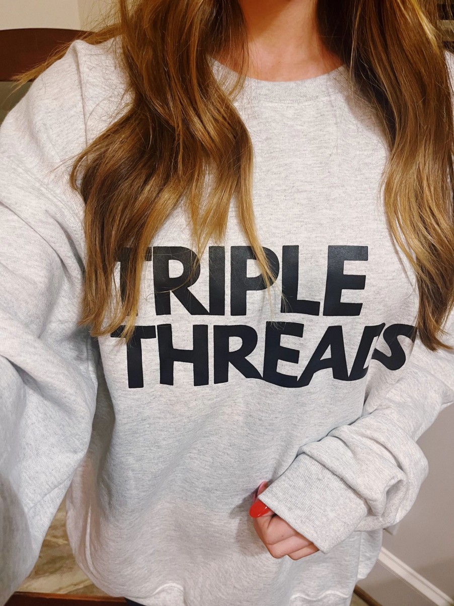 * Loungewear | Triple Threads Crew Grey