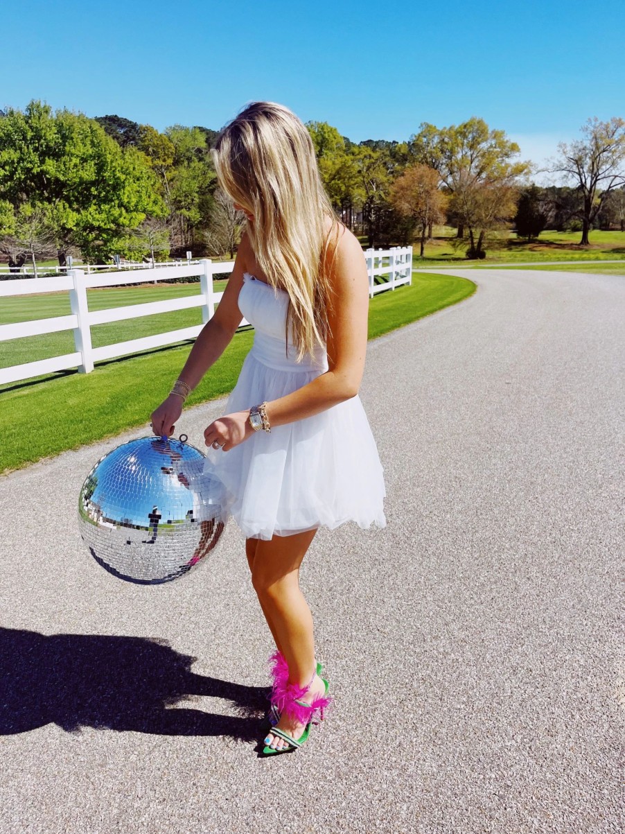 * Short Dresses | Too Tulle For School Dress White