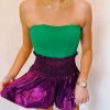 * Shorts | Queen Of Sparkles Swing Shorts Purple