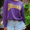 * Printed Tops | Louisiana Sweater Purple